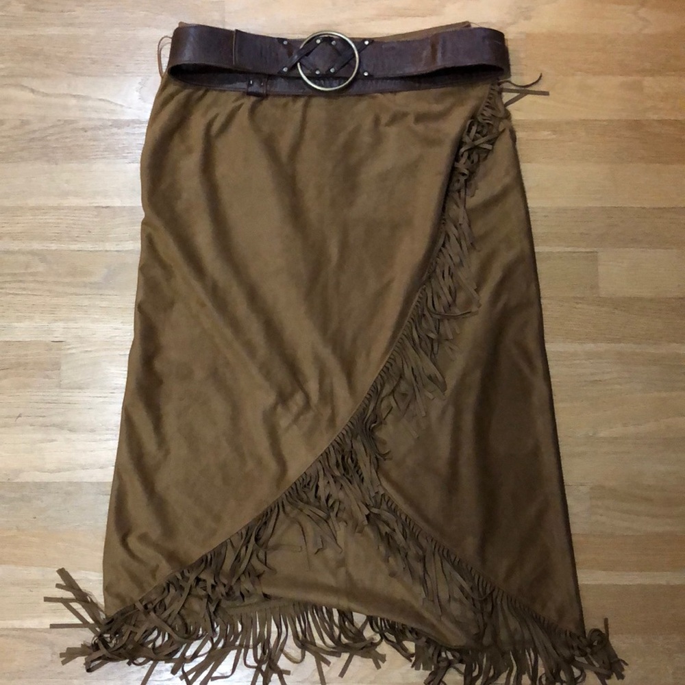 ABS fringe skirt
